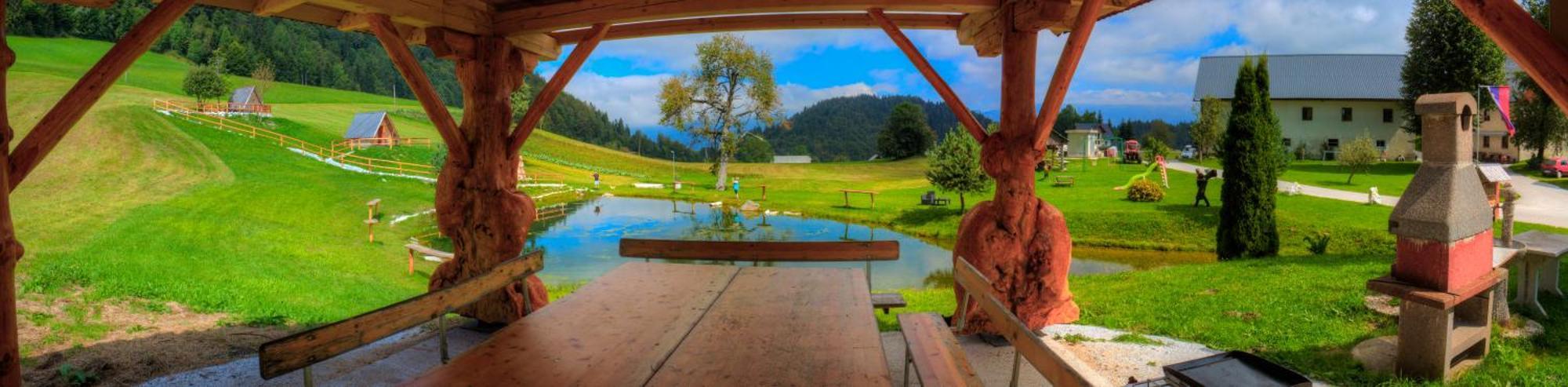 Wooden Chalet - Homestead Vrhovc Zelezniki Bagian luar foto